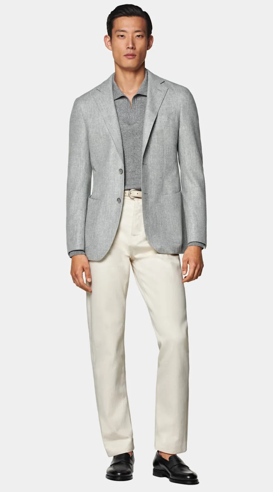Hot Havana Sakko hellgrau Tailored Fit Sakkos
