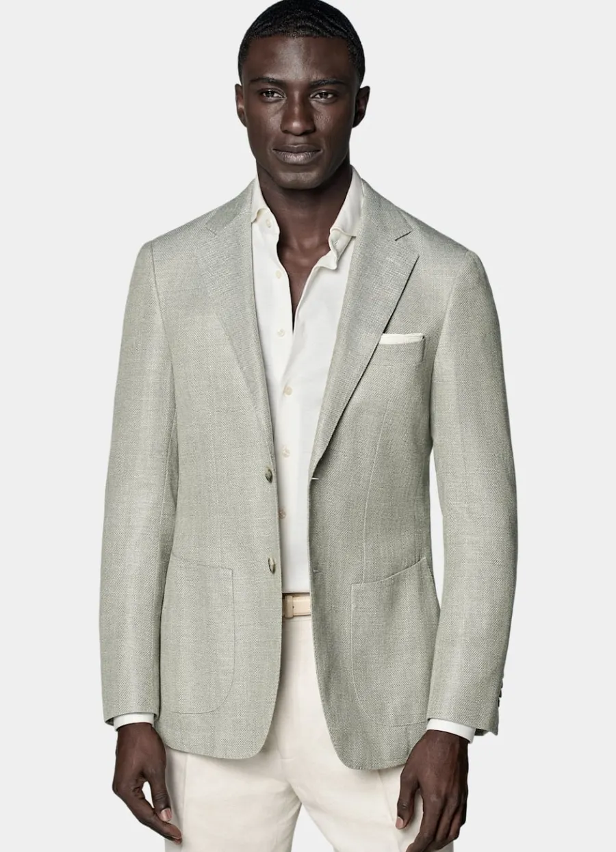 Flash Sale Havana Sakko hellgrün Tailored Fit Casual Chic Hochzeit | Sakkos