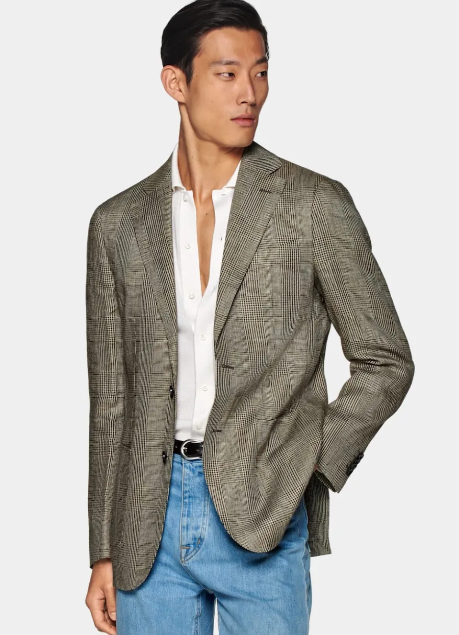 Flash Sale Havana Sakko mittelbraun Tailored Fit Sakkos