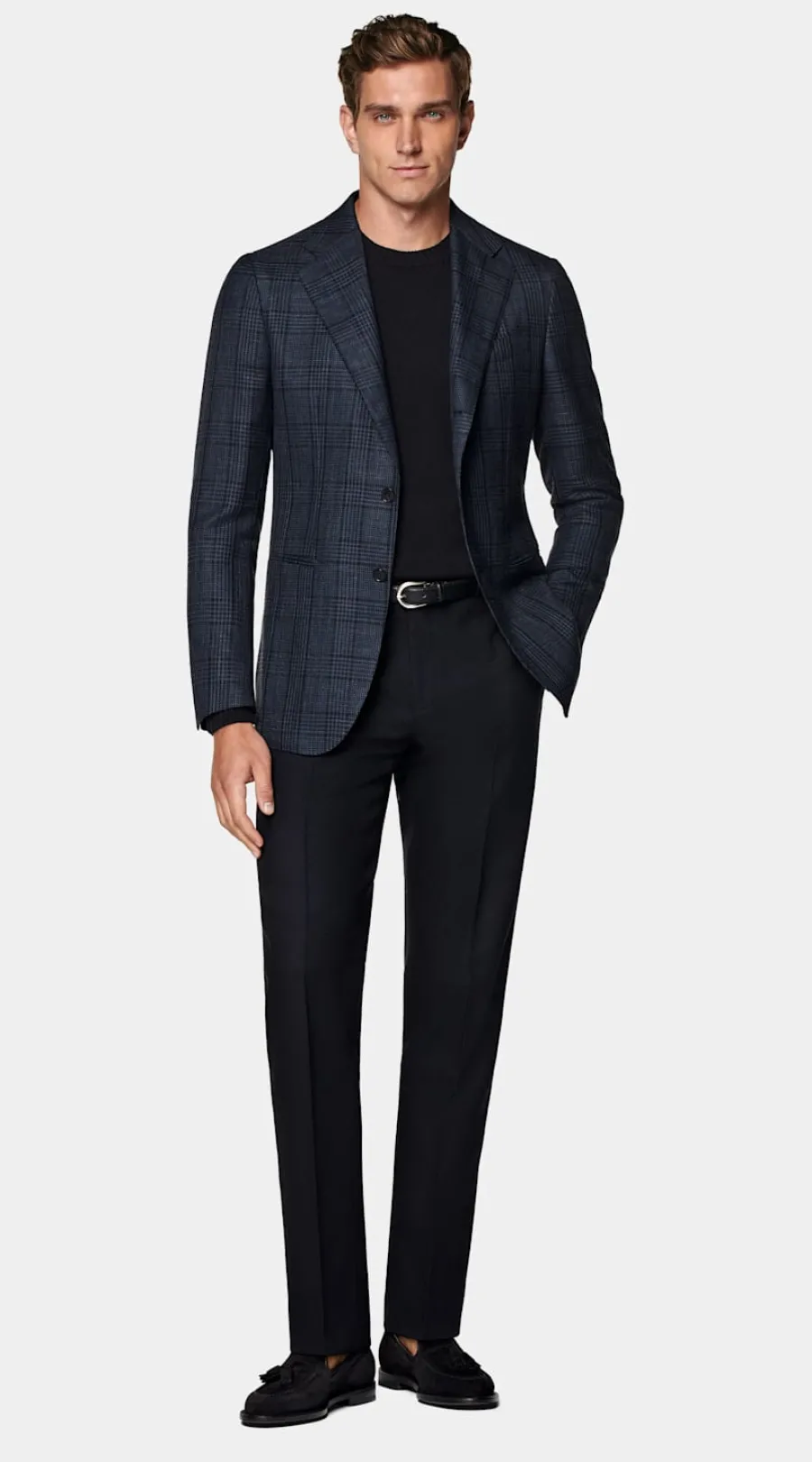 Discount Havana Sakko kariert Tailored Fit Casual Chic Hochzeit | Sakkos