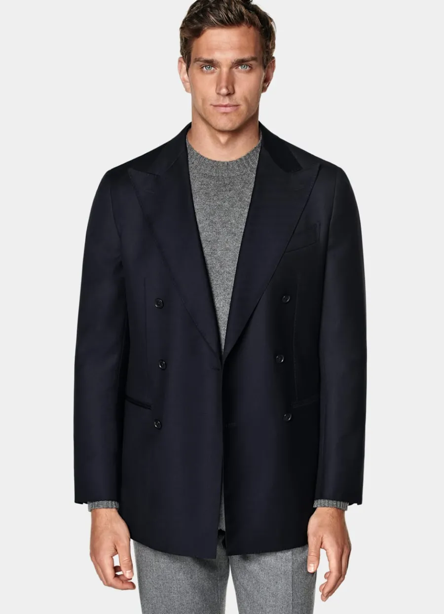 Cheap Havana Sakko navy Tailored Fit Casual Chic Hochzeit | Sakkos