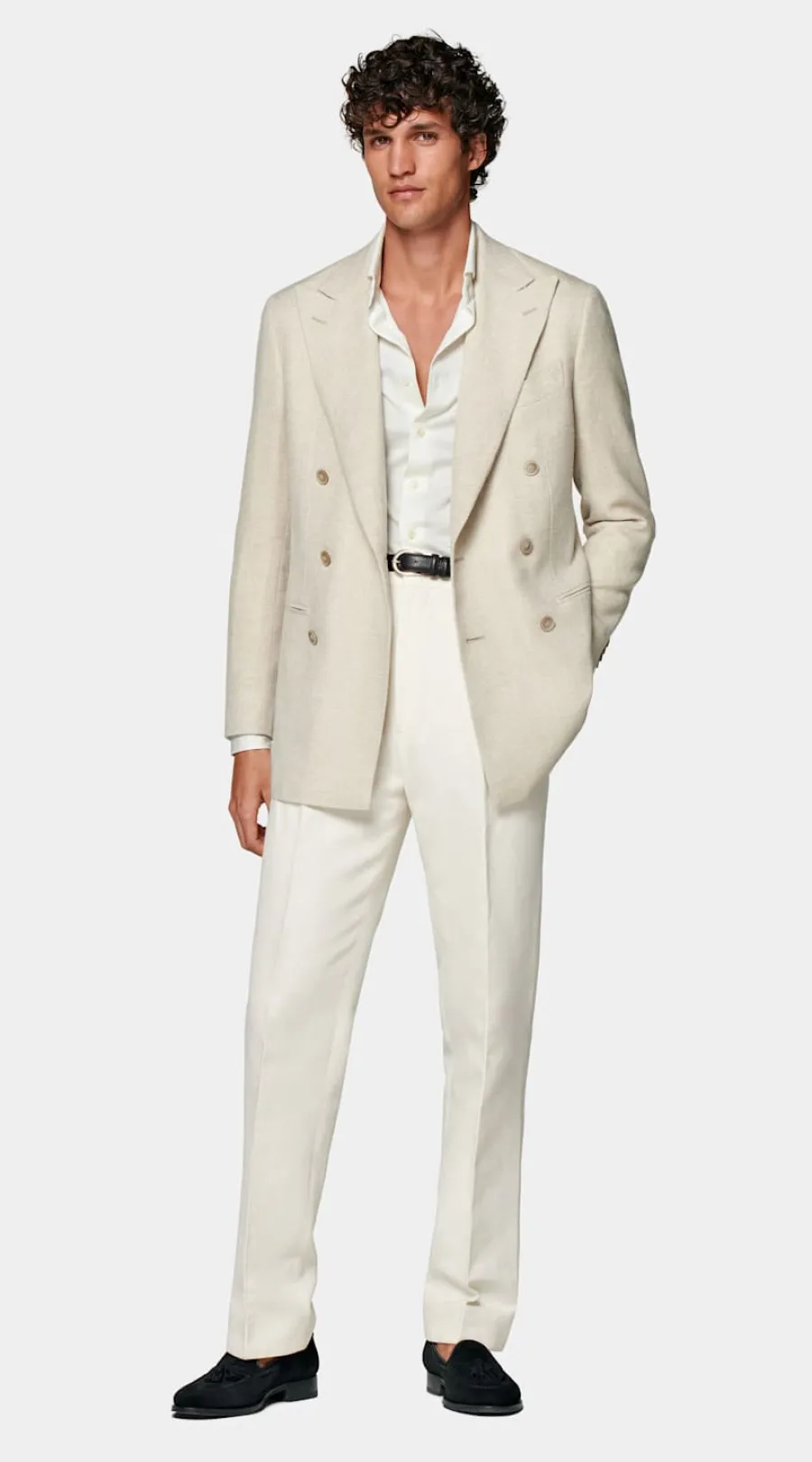 Sale Havana Sakko sand Tailored Fit Casual Chic Hochzeit | Sakkos