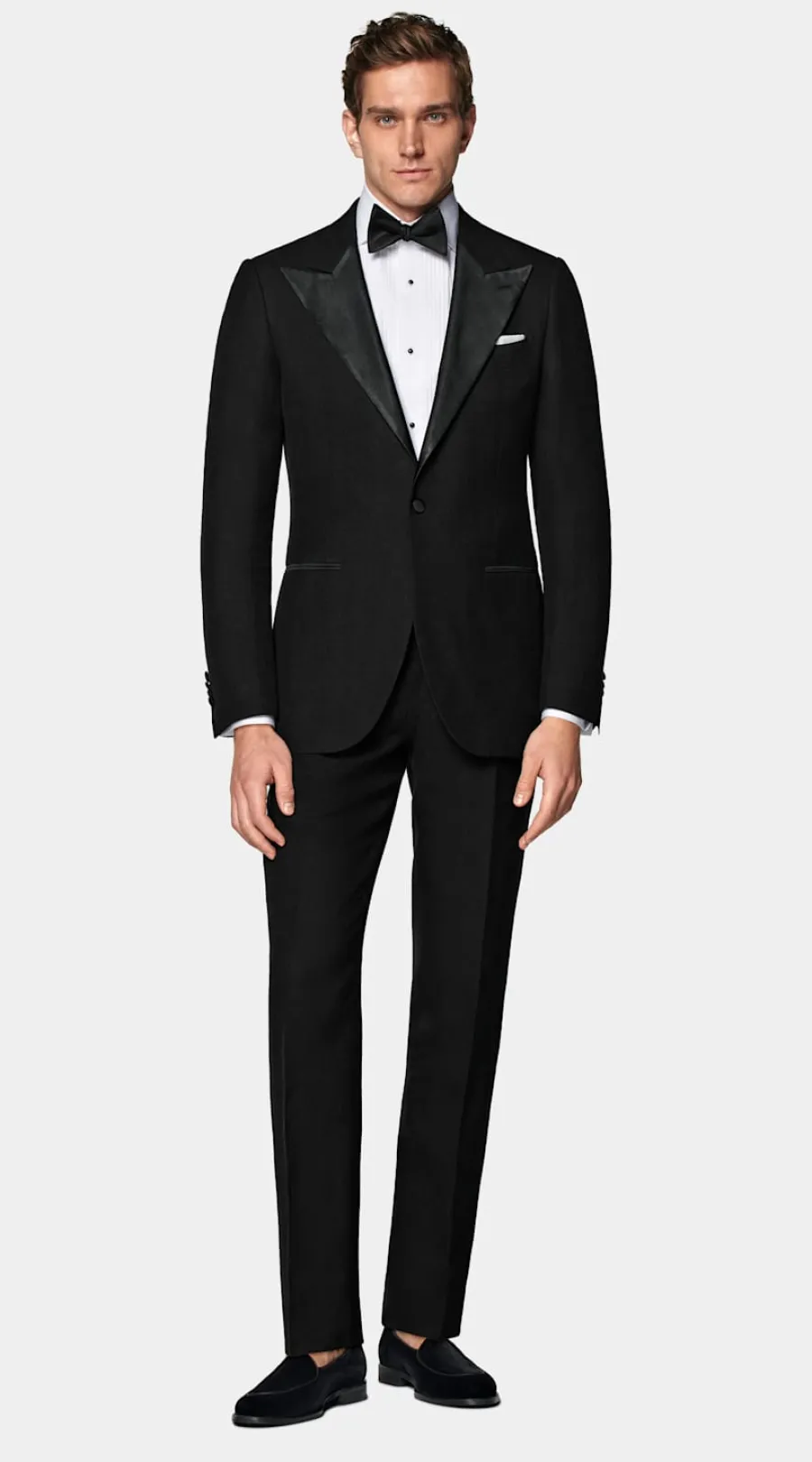 Flash Sale Havana Smoking schwarz Tailored Fit Black Tie | Smokings