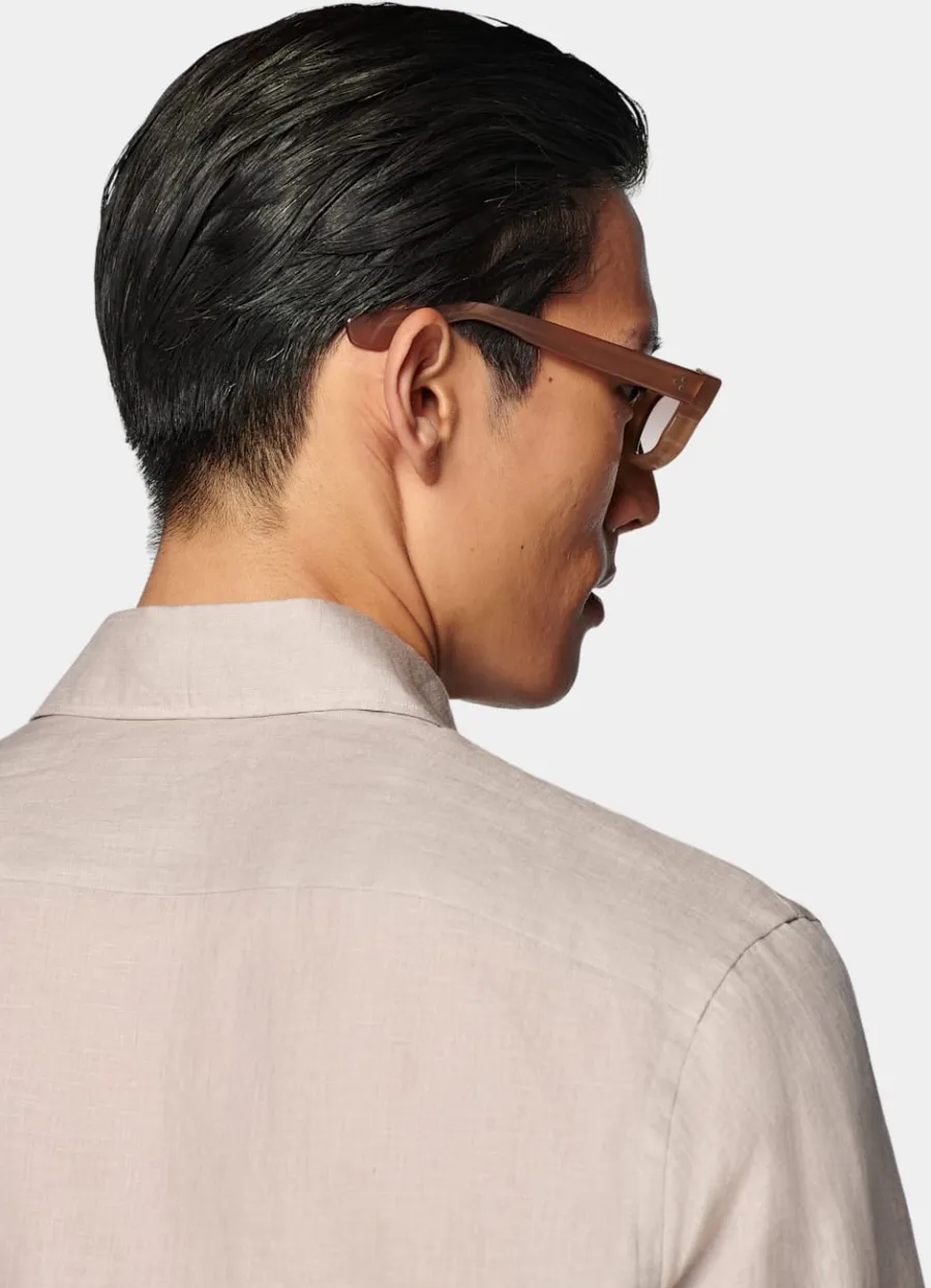 hemd_hellbraun_tailored_fit_5.webp Flash Sale Hemd hellbraun Tailored Fit Freizeithemden