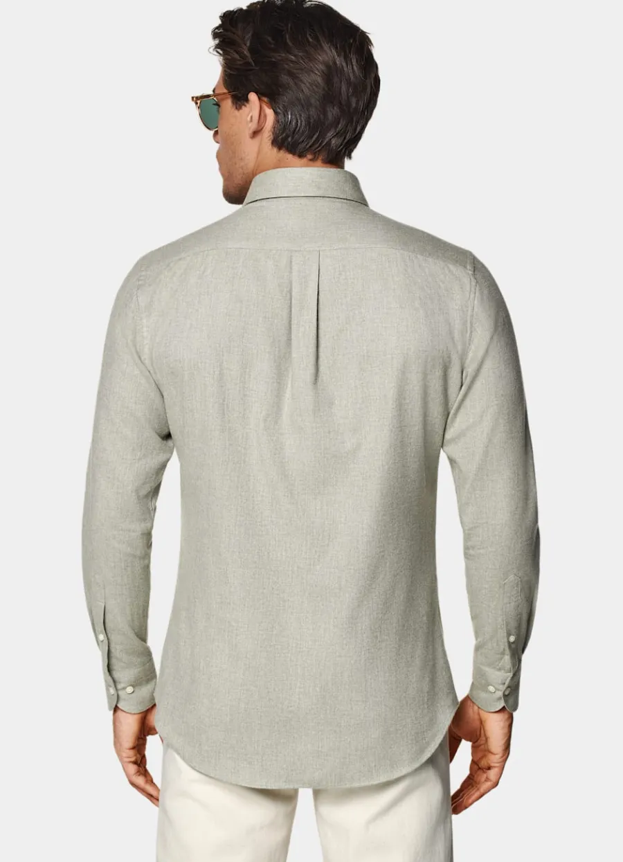 hemd_hellgrn_tailored_fit_4.webp Cheap Hemd hellgrün Tailored Fit Freizeithemden