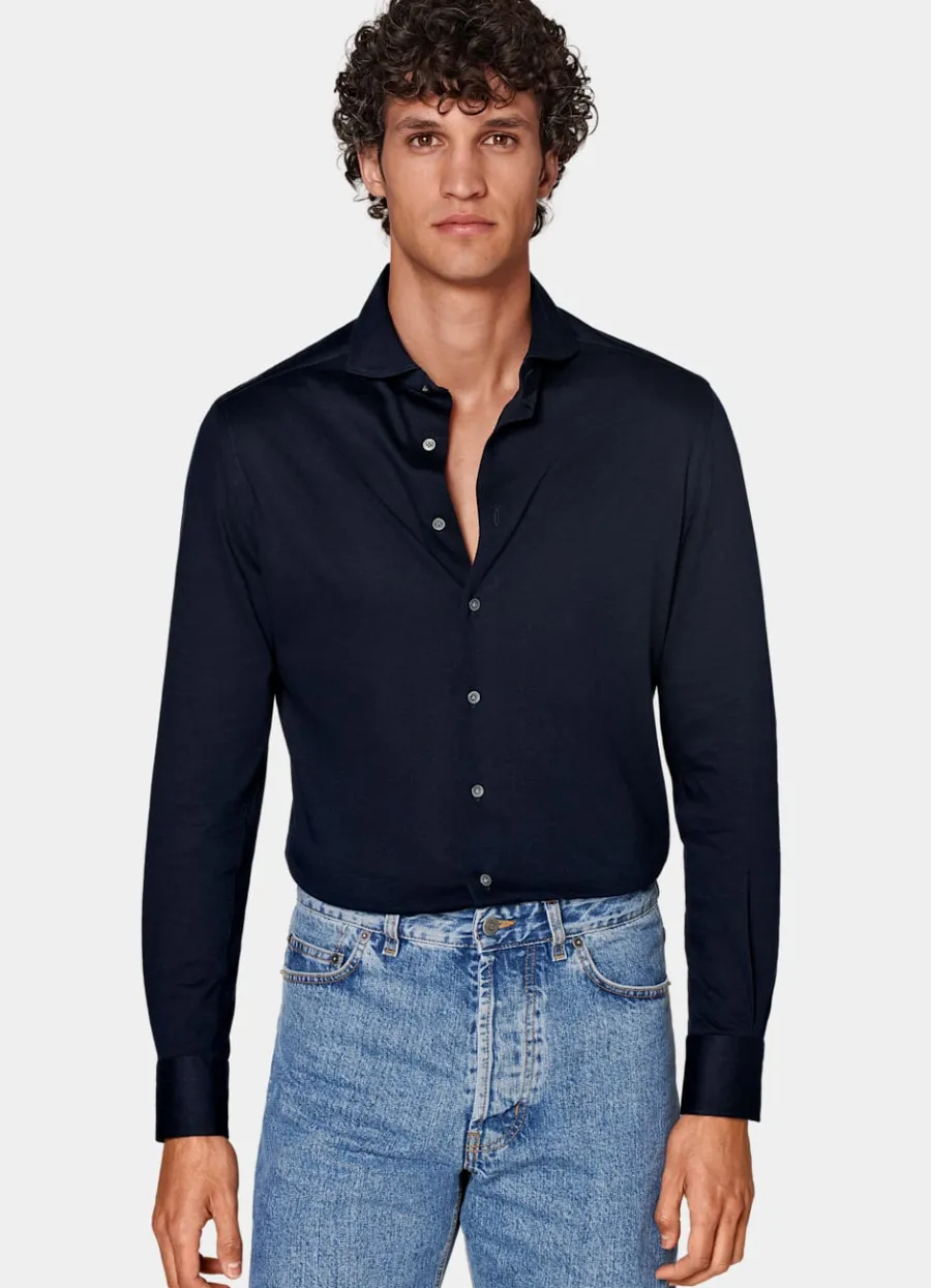 New Hemd Extra Slim Fit Strickhemden | Freizeithemden