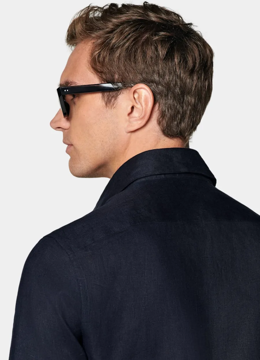 hemd_navy_tailored_fit_5-2.webp Clearance Hemd Tailored Fit Freizeithemden
