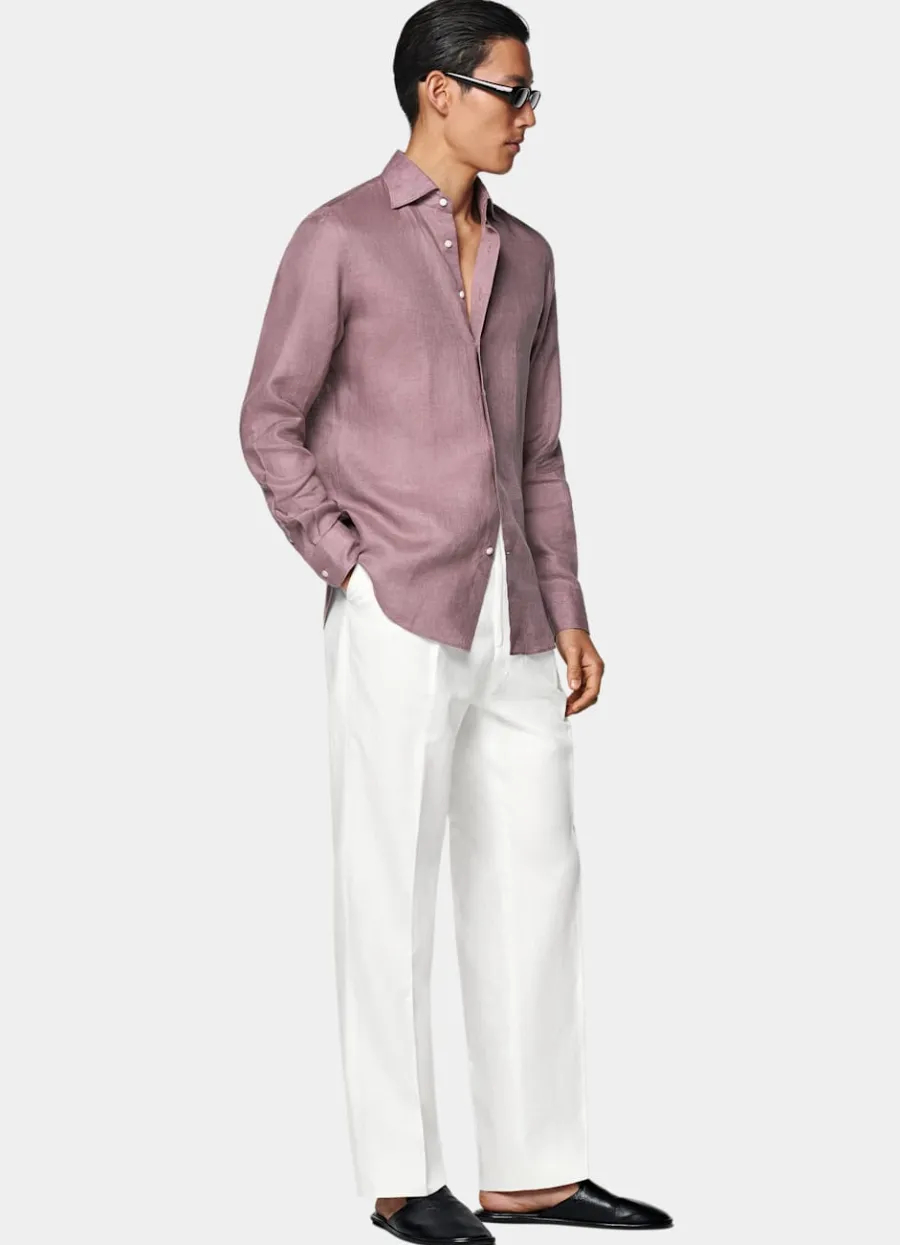 hemd_purpur_tailored_fit_3.webp Cheap Hemd purpur Tailored Fit Freizeithemden