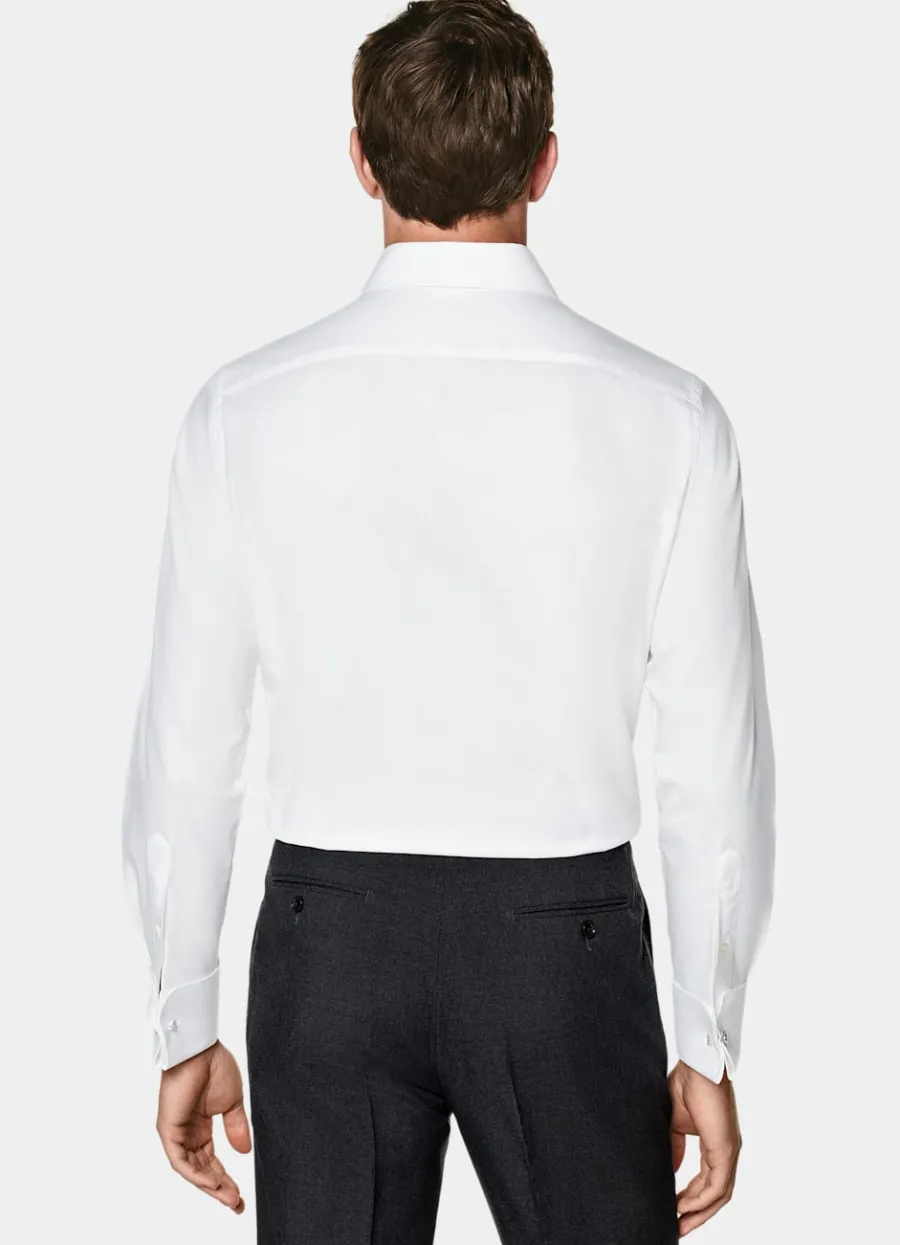 hemd_wei_doppelmanschette_tailored_fit_4.webp Best Sale Hemd weiß Doppelmanschette Tailored Fit Klassische & Businesshemden
