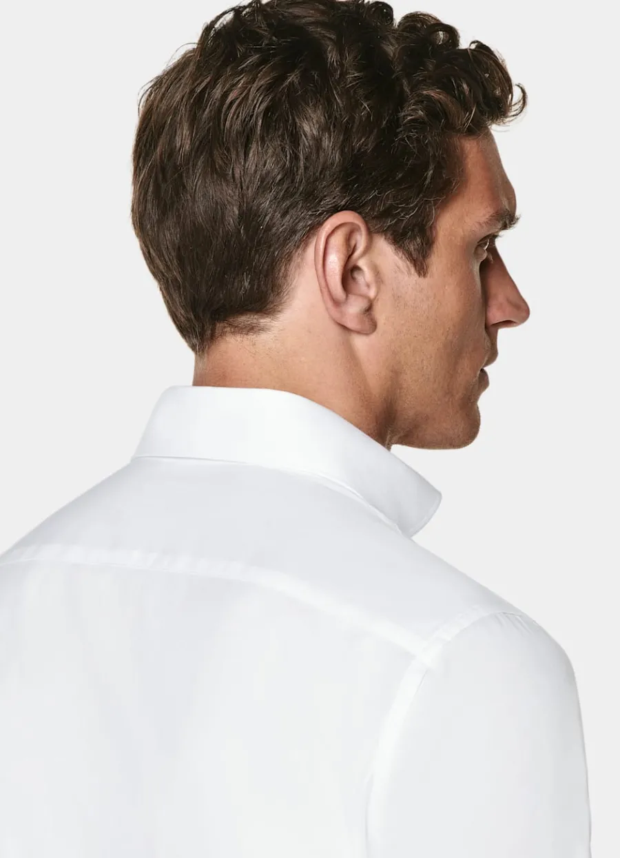 hemd_wei_doppelmanschette_tailored_fit_5.webp Best Sale Hemd weiß Doppelmanschette Tailored Fit Klassische & Businesshemden