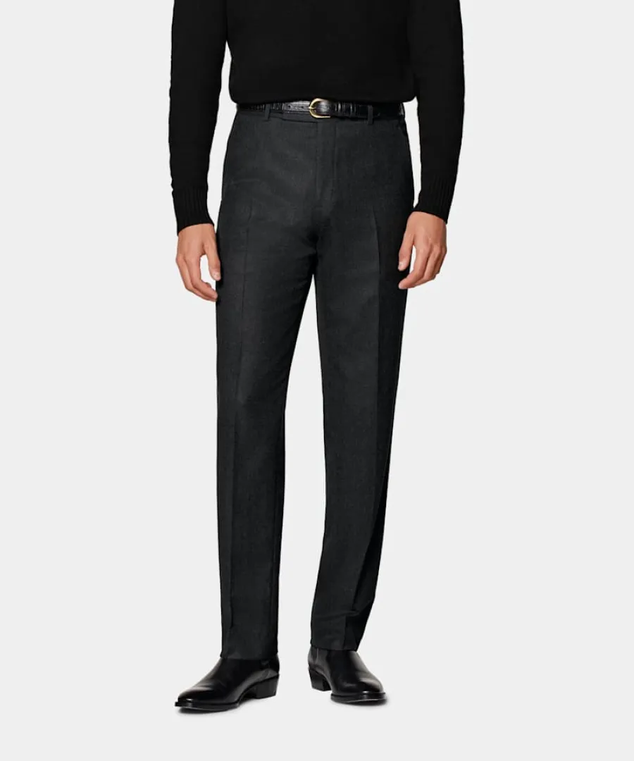 Hot Hose dunkelgrau Straight Leg Hosen