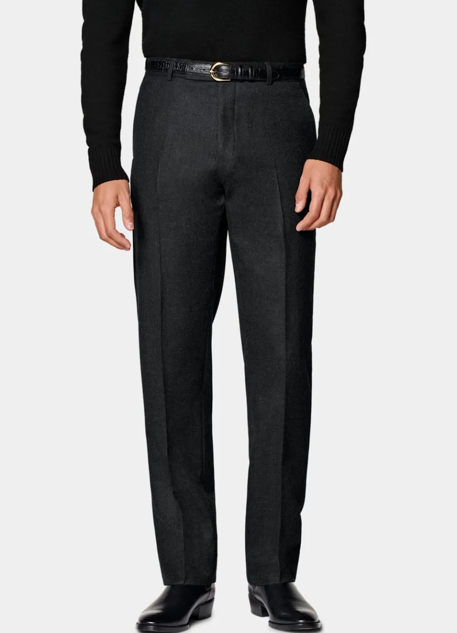 Hot Hose dunkelgrau Straight Leg Hosen