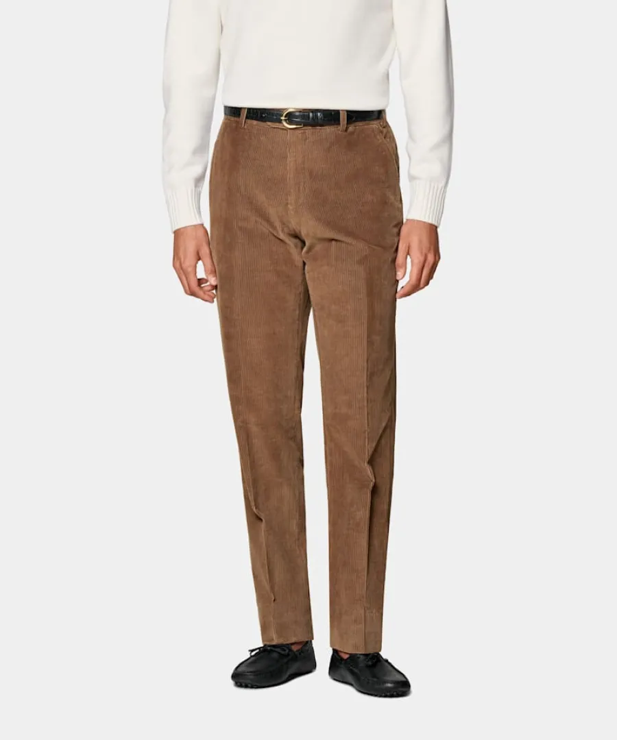 Cheap Hose mittelbraun Straight Leg Hosen