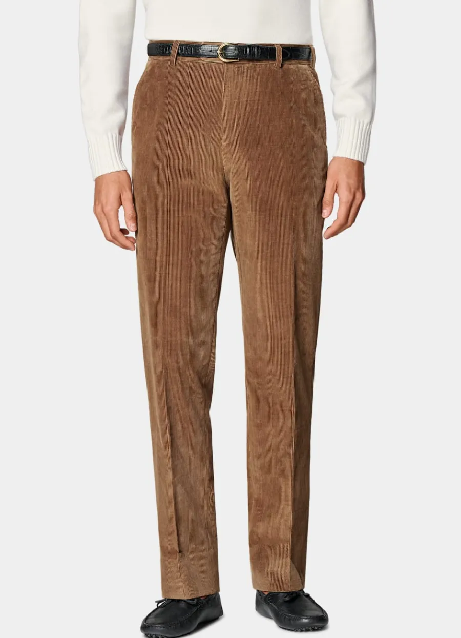 Cheap Hose mittelbraun Straight Leg Hosen
