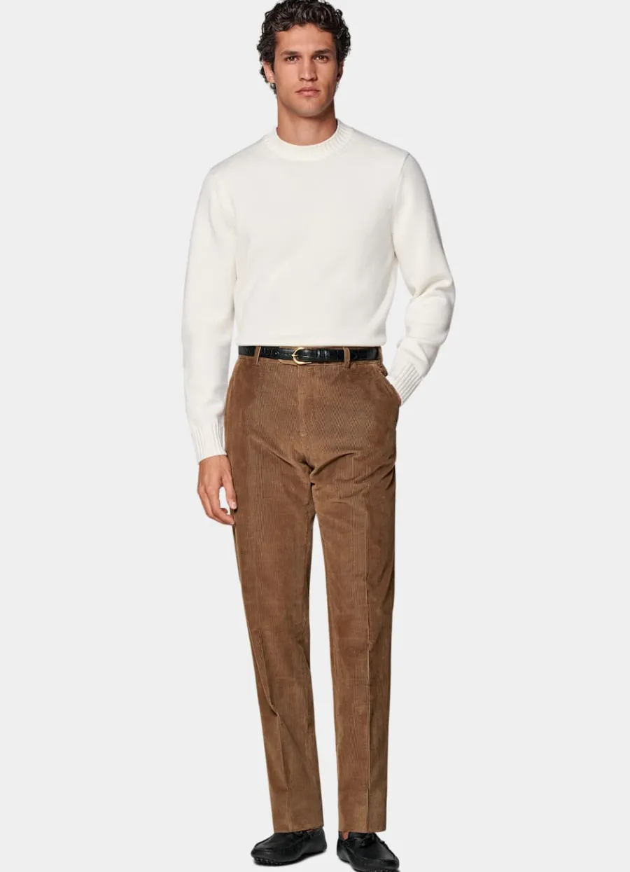 hose_mittelbraun_straight_leg_2.webp Cheap Hose mittelbraun Straight Leg Hosen