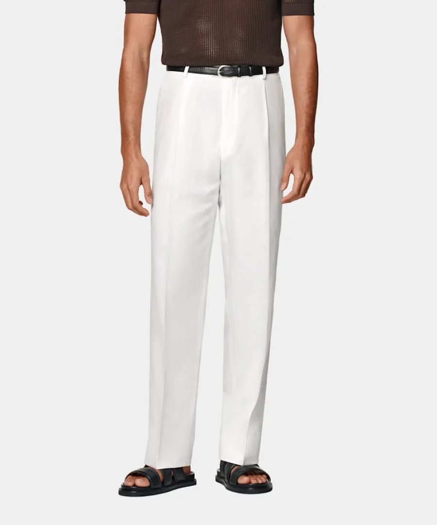 Flash Sale Hose off-white Wide Leg straight Hosen