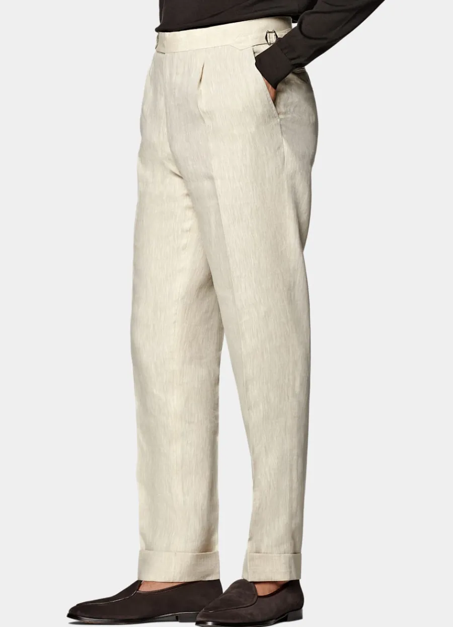 hose_sand_slim_leg_tapered_3-2.webp Discount Hose sand Slim Leg tapered Hosen