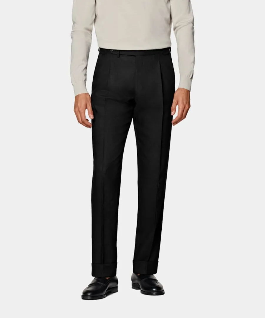 Sale Hose schwarz Slim Leg tapered Hosen