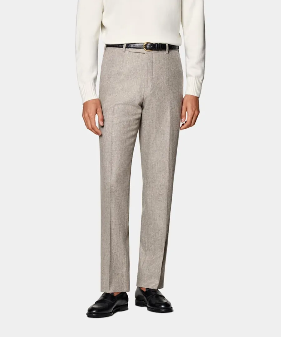Cheap Hose taupe Straight Leg Hosen