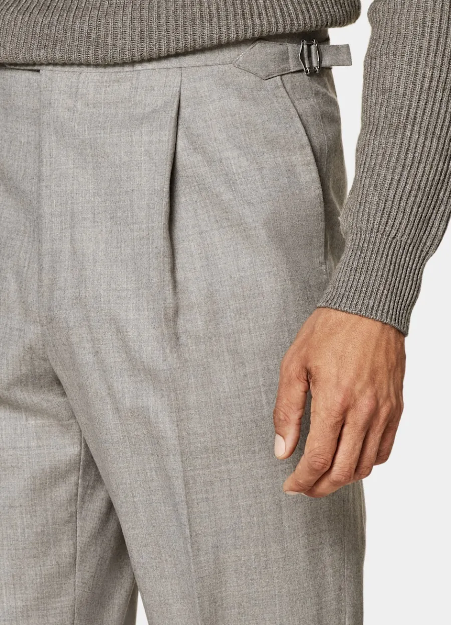Best Sale Hose taupe Wide Leg straight Hosen