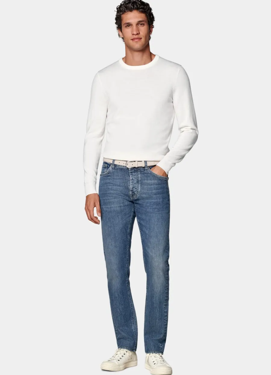 jeans_mittelblau_slim_leg_tapered_2.webp Hot Jeans mittelblau Slim Leg tapered Jeans | Hosen