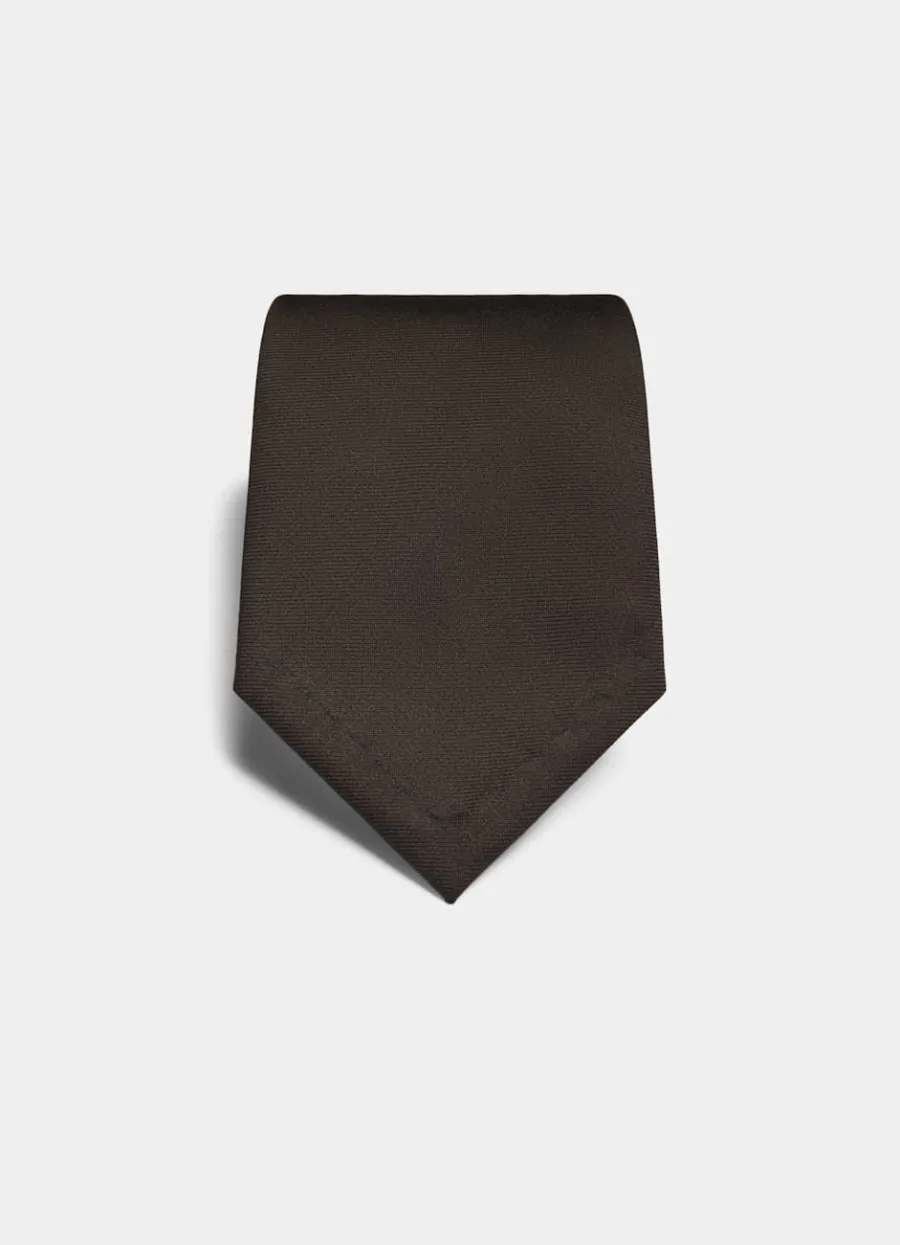 Fashion Krawatte braun Krawatten & Fliegen