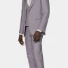 Sale Lazio Anzug purpur dreiteilig Tailored Fit Formelle Hochzeit | Hochzeitsanzüge