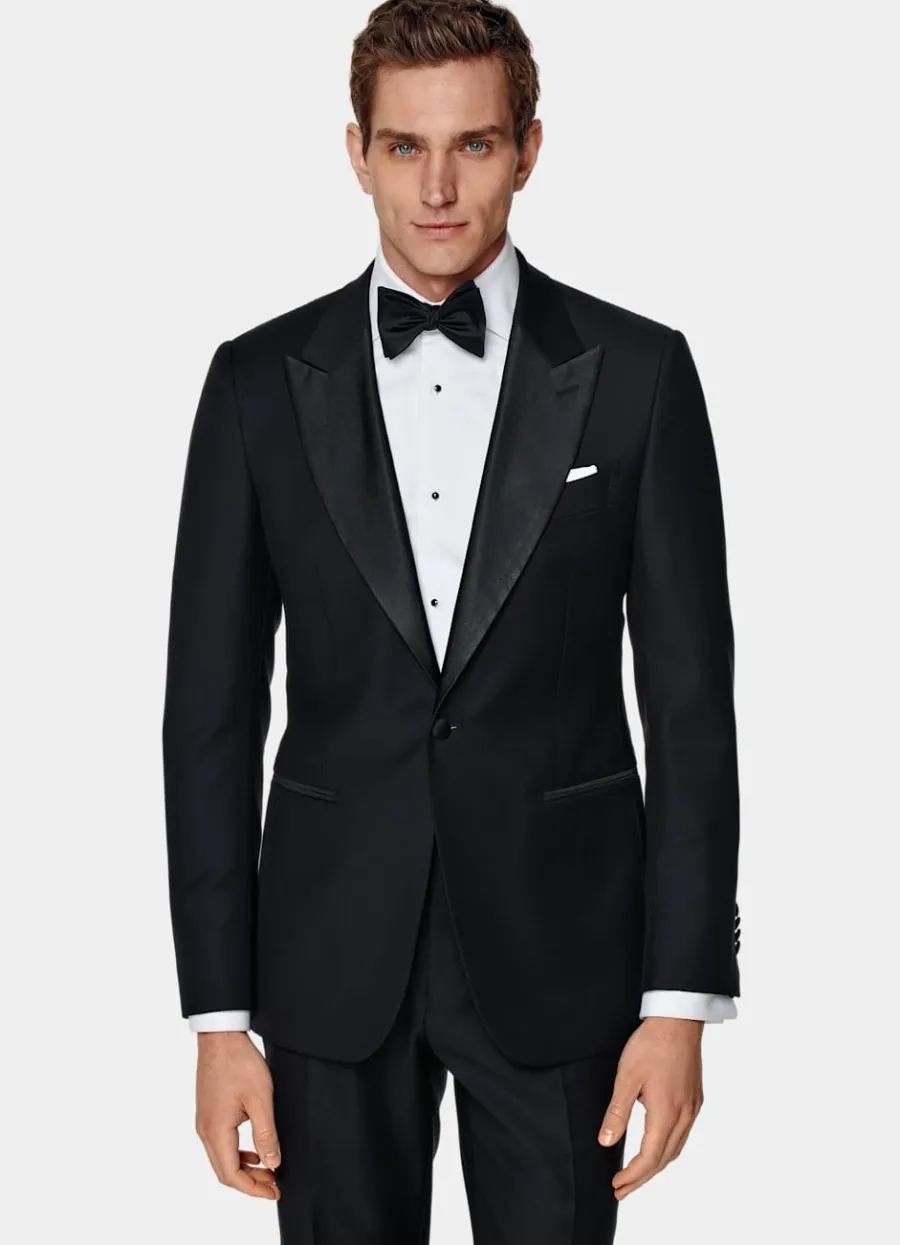 Sale Lazio Dinner Jacket Tailored Fit Black Tie | Dinner Jackets