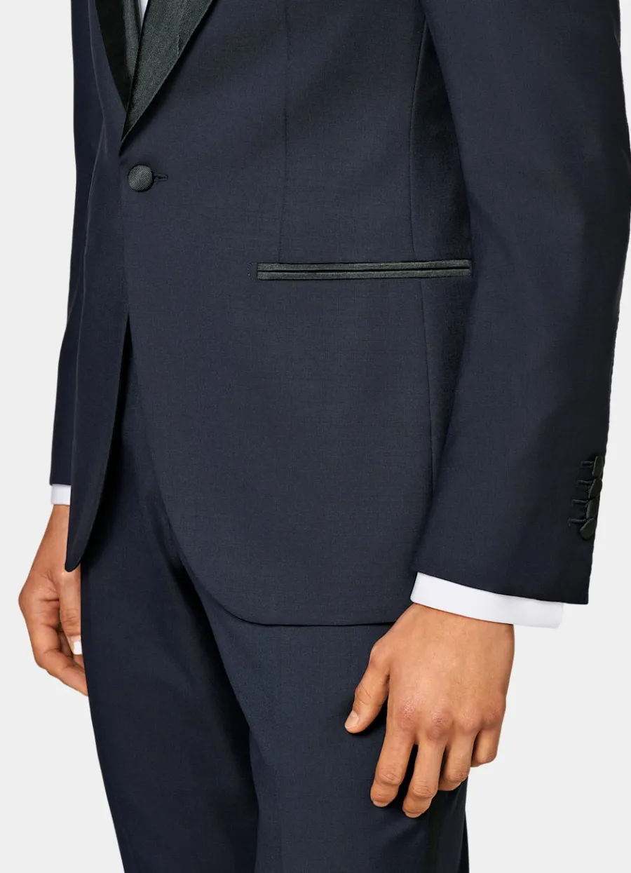 lazio_dinner_jacket_navy_tailored_fit_2.webp Cheap Lazio Dinner Jacket Tailored Fit Black Tie | Dinner Jackets