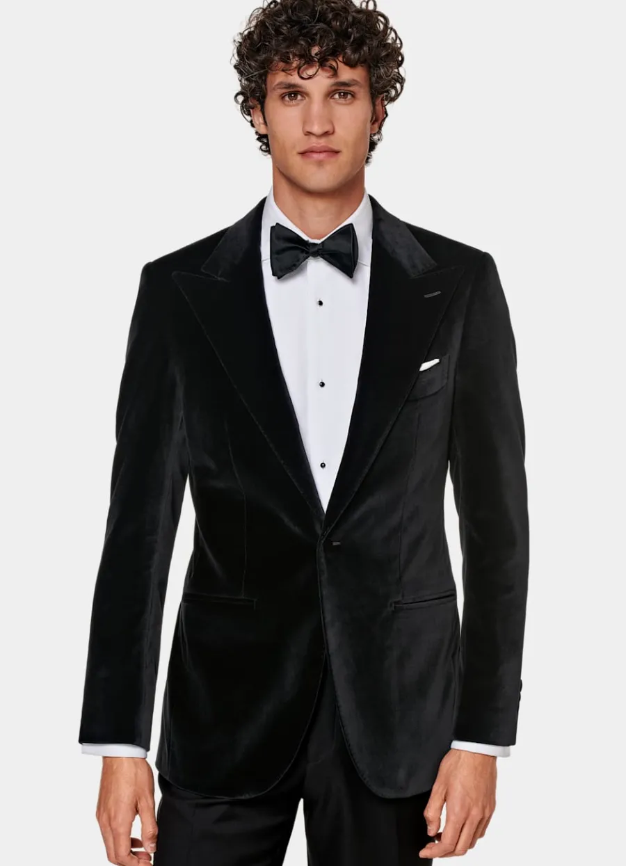 Cheap Lazio Dinner Jacket schwarz Tailored Fit Black Tie | Dinner Jackets