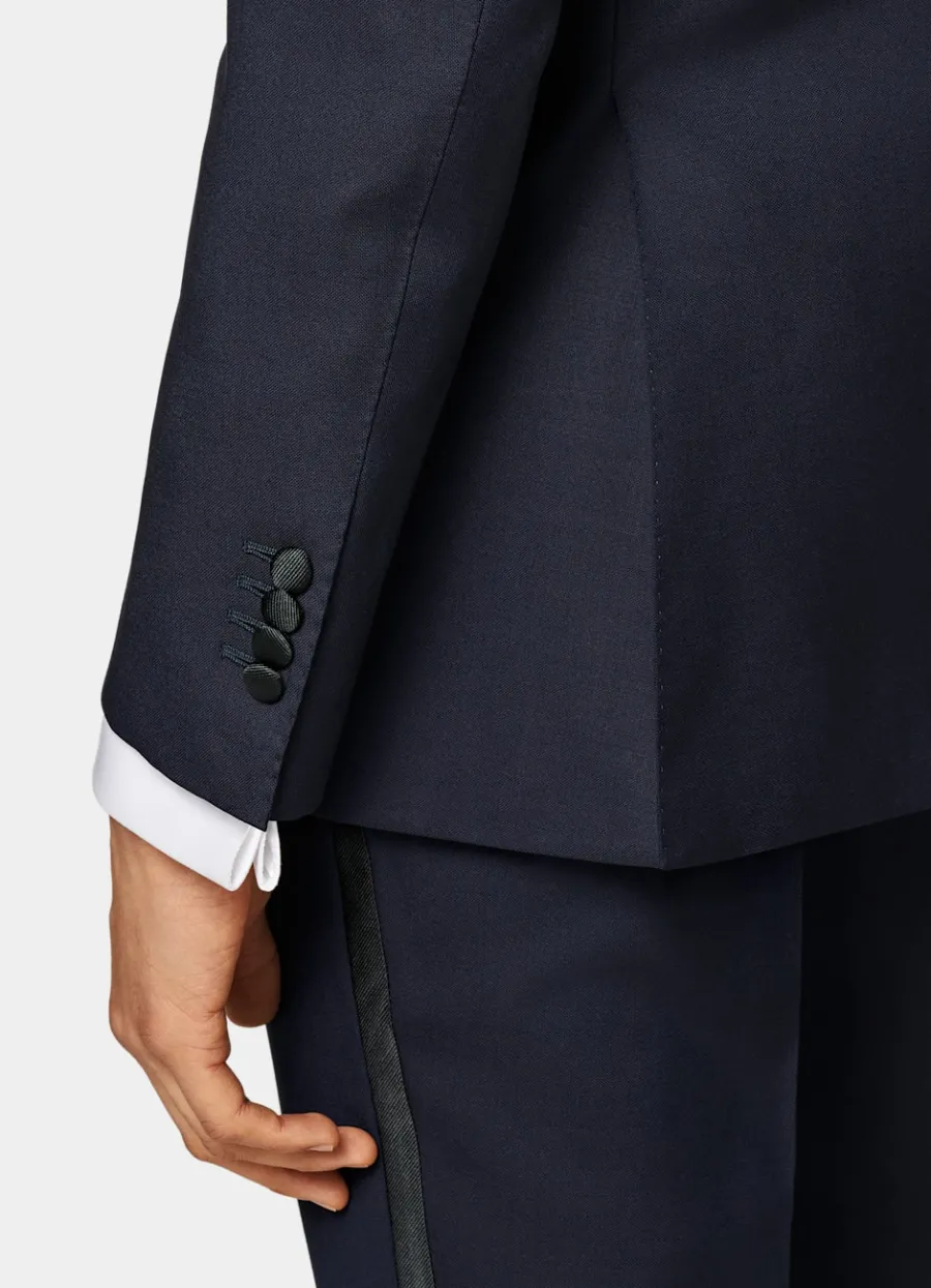 lazio_smoking_dreiteilig_navy_tailored_fit_2-1.webp Flash Sale Lazio Smoking dreiteilig navy Tailored Fit Black Tie | Smokings