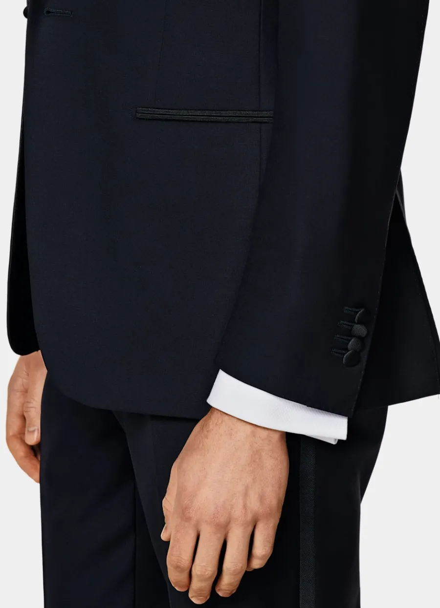lazio_smoking_dreiteilig_navy_tailored_fit_2.webp New Lazio Smoking dreiteilig navy Tailored Fit Black Tie | Smokings