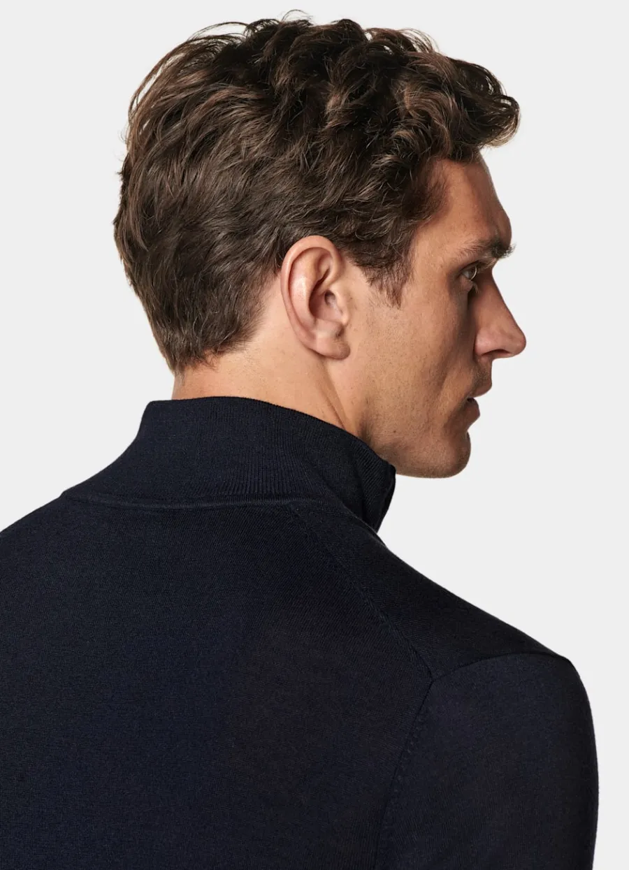 merino_navy_halber_reiverschluss_5.webp Flash Sale Merino Halber Reißverschluss Pullover Mit Reißverschluss