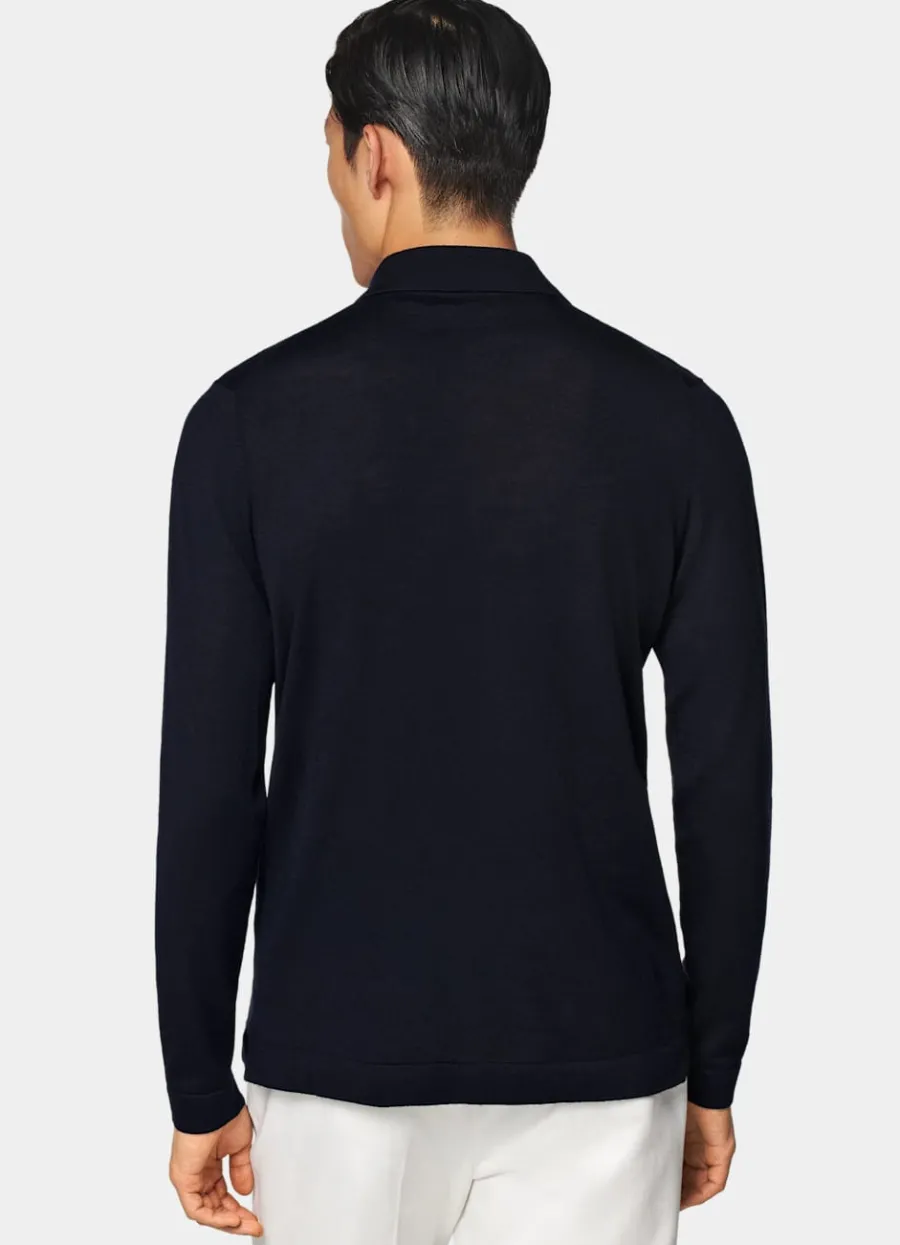 merino_polocardigan_langarm_navy_4.webp New Merino Polo-Cardigan Langarm Strickhemden | Cardigans