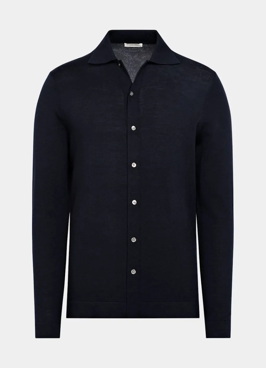 merino_polocardigan_langarm_navy_6.webp New Merino Polo-Cardigan Langarm Strickhemden | Cardigans