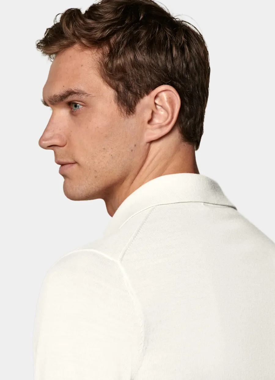 merino_polocardigan_langarm_offwhite_5.webp Hot Merino Polo-Cardigan Langarm Strickhemden | Cardigans