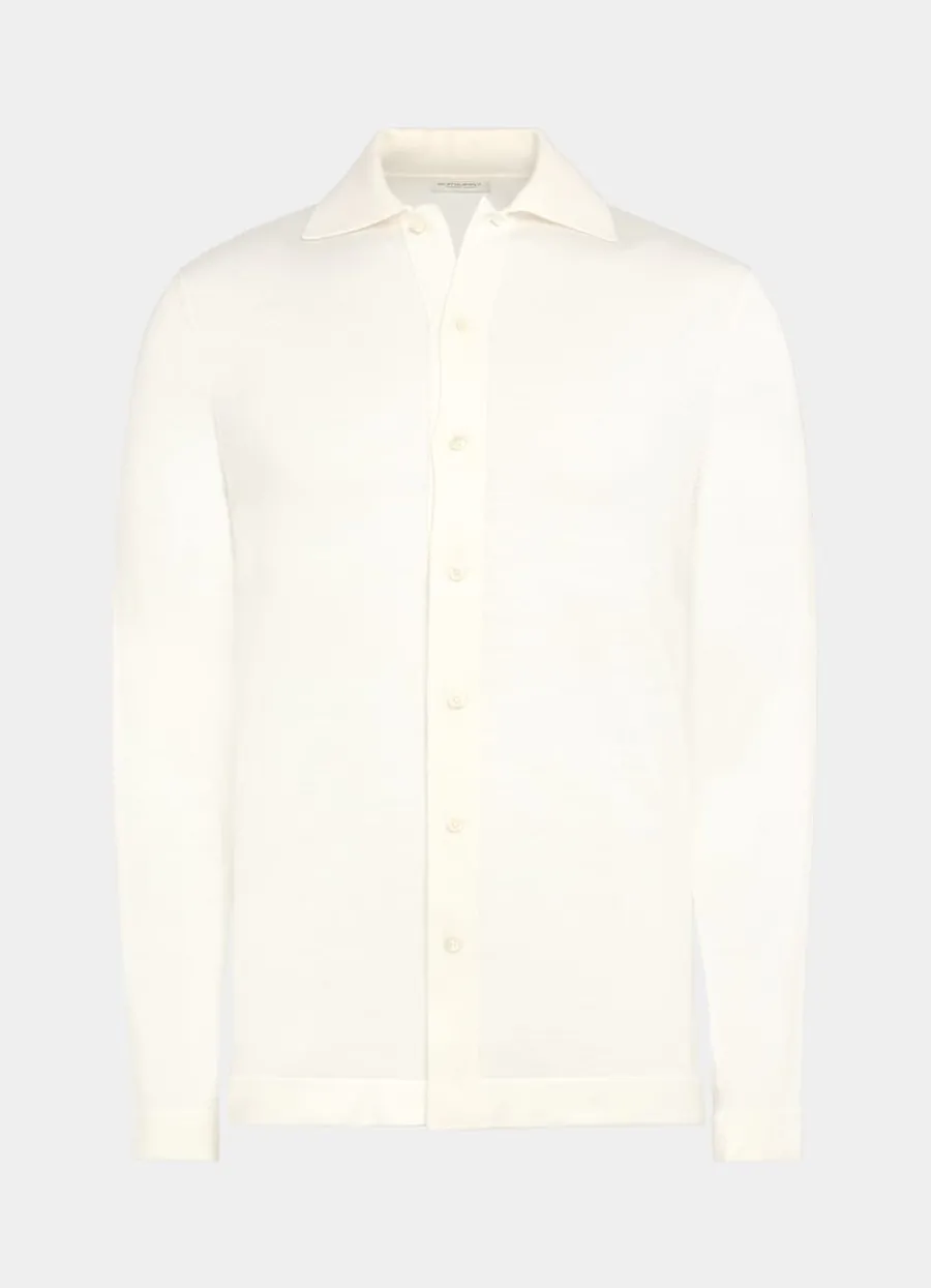 merino_polocardigan_langarm_offwhite_6.webp Hot Merino Polo-Cardigan Langarm Strickhemden | Cardigans