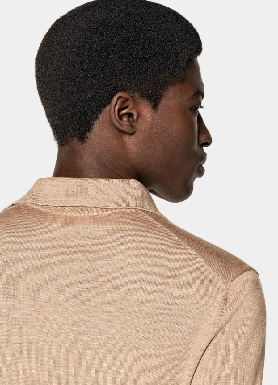 merino_poloshirt_langarm_mittelbraun_5.webp Best Merino Poloshirt Langarm mittelbraun Poloshirts | Poloshirts