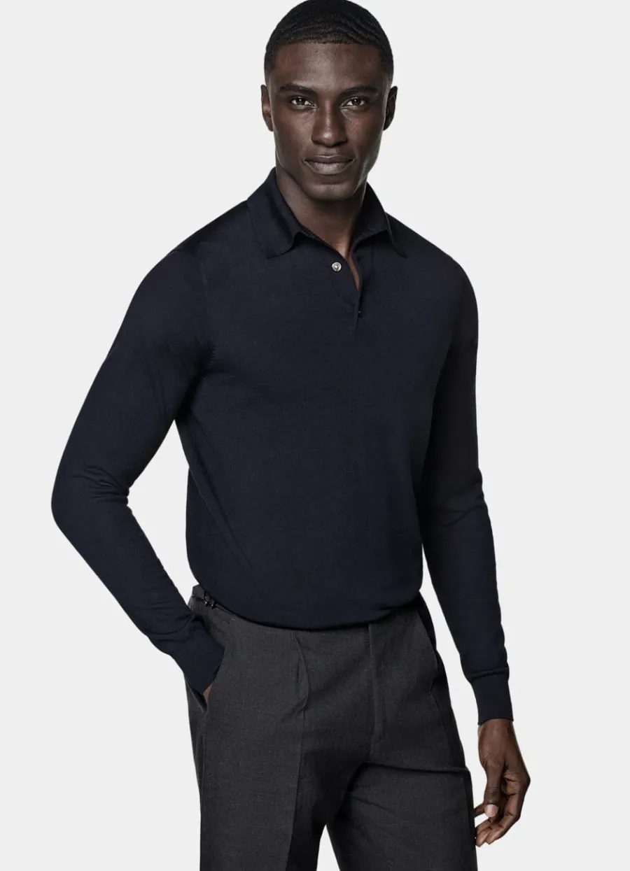 New Merino Poloshirt Langarm Poloshirts | Poloshirts
