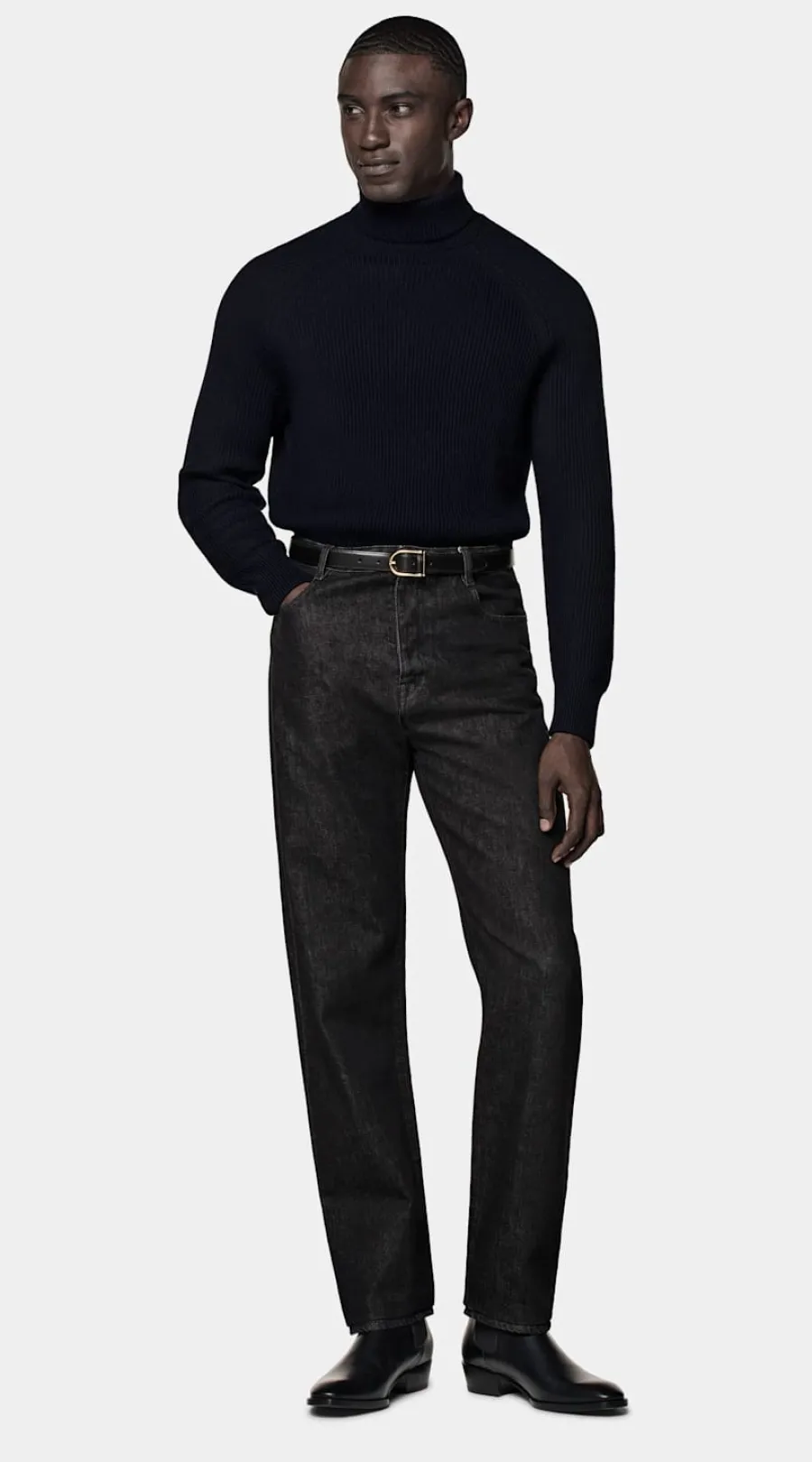 Flash Sale Merino Rollkragenpullover Rippstrick Rollkragenpullover