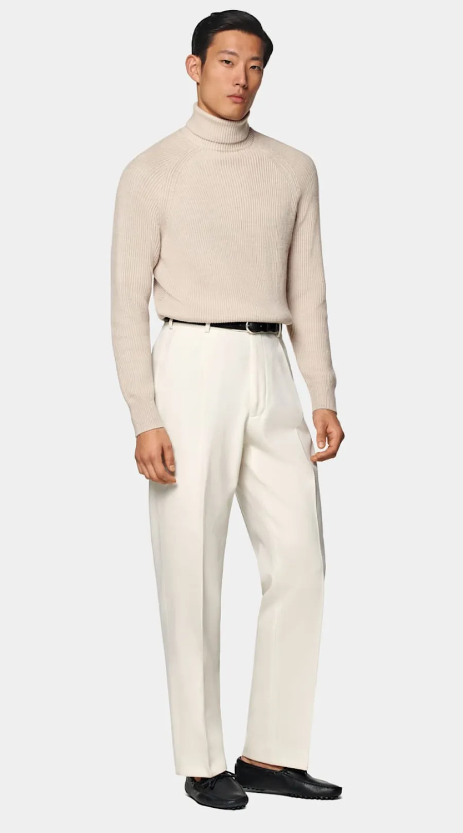 Discount Merino Rollkragenpullover Rippstrick Rollkragenpullover