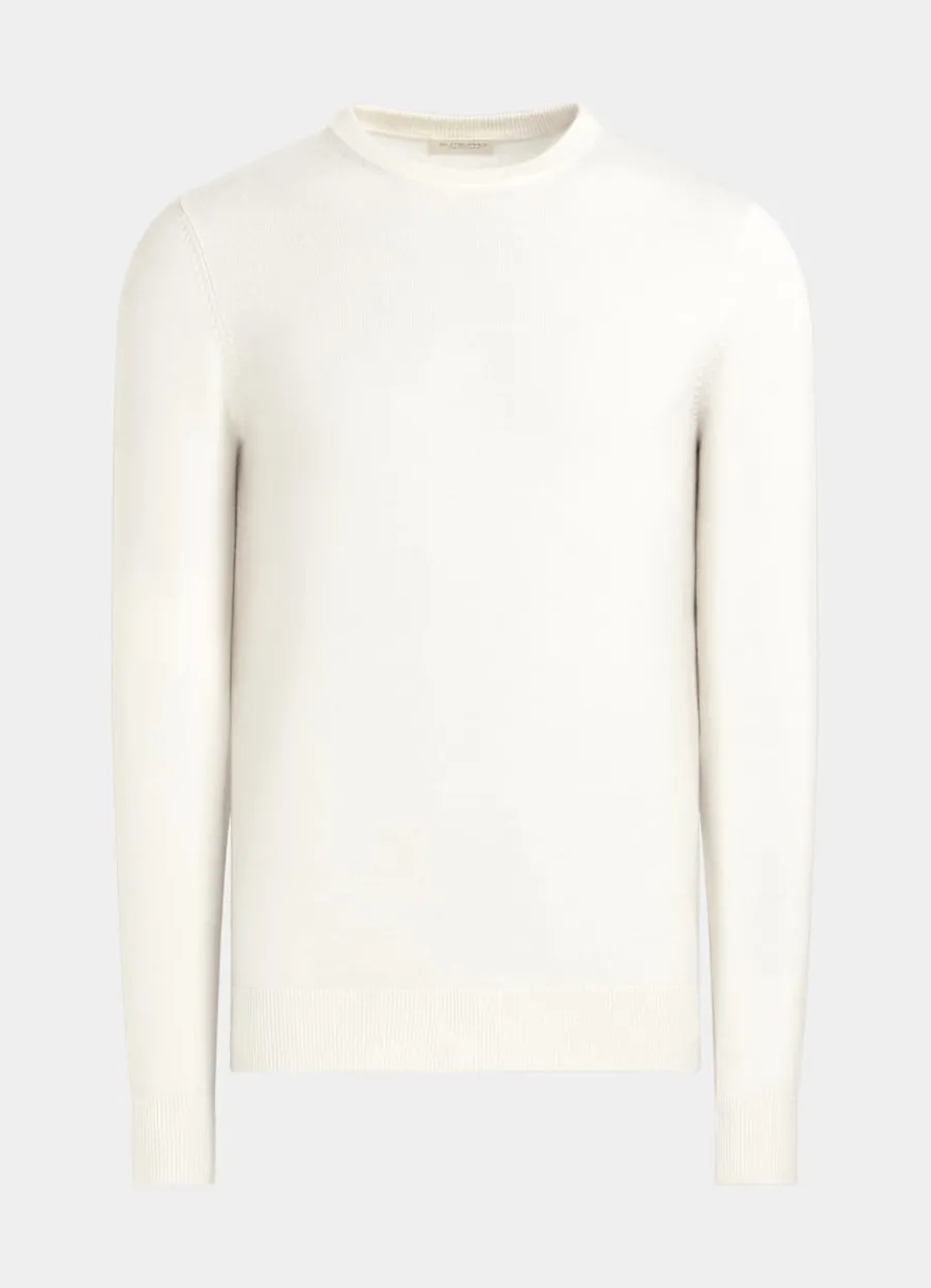 merino_rundhalspullover_offwhite_5-1.webp Fashion Merino Rundhalspullover Pullover Mit Rundhalskragen & V-Ausschnitt