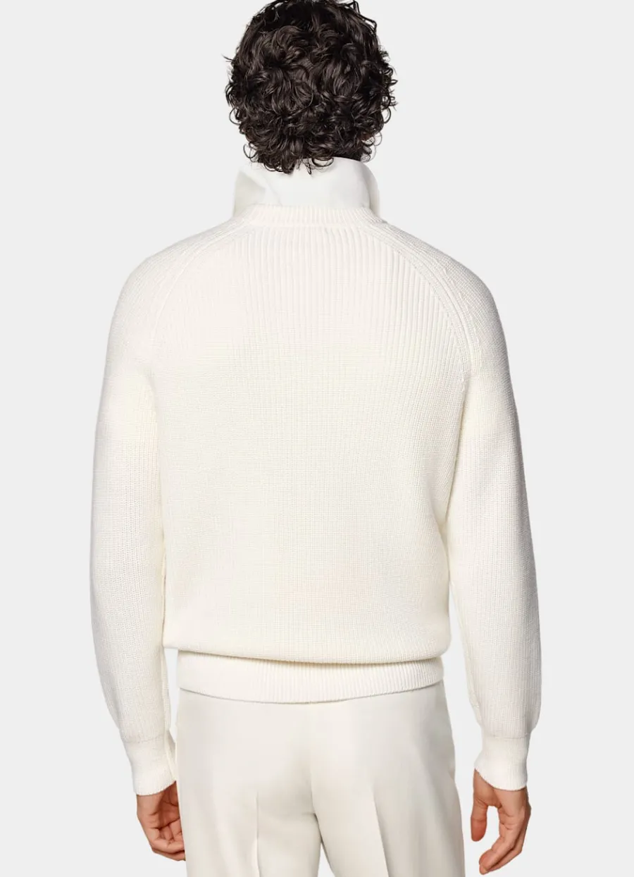 merino_rundhalspullover_offwhite_rippstrick_4.webp Outlet Merino Rundhalspullover Rippstrick Pullover Mit Rundhalskragen & V-Ausschnitt