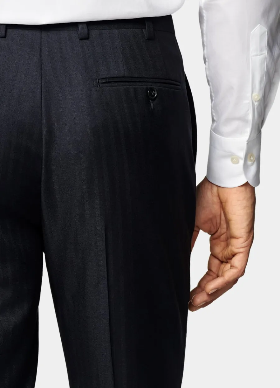 milano_anzug_navy_gestreift_tailored_fit_8.webp Discount Milano Anzug navy gestreift Tailored Fit Klassische Anzüge