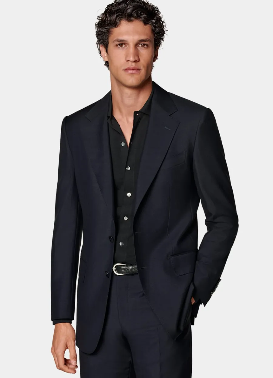 Best Sale Milano Anzug navy Tailored Fit Cocktail-Hochzeit | Hochzeitsanzüge