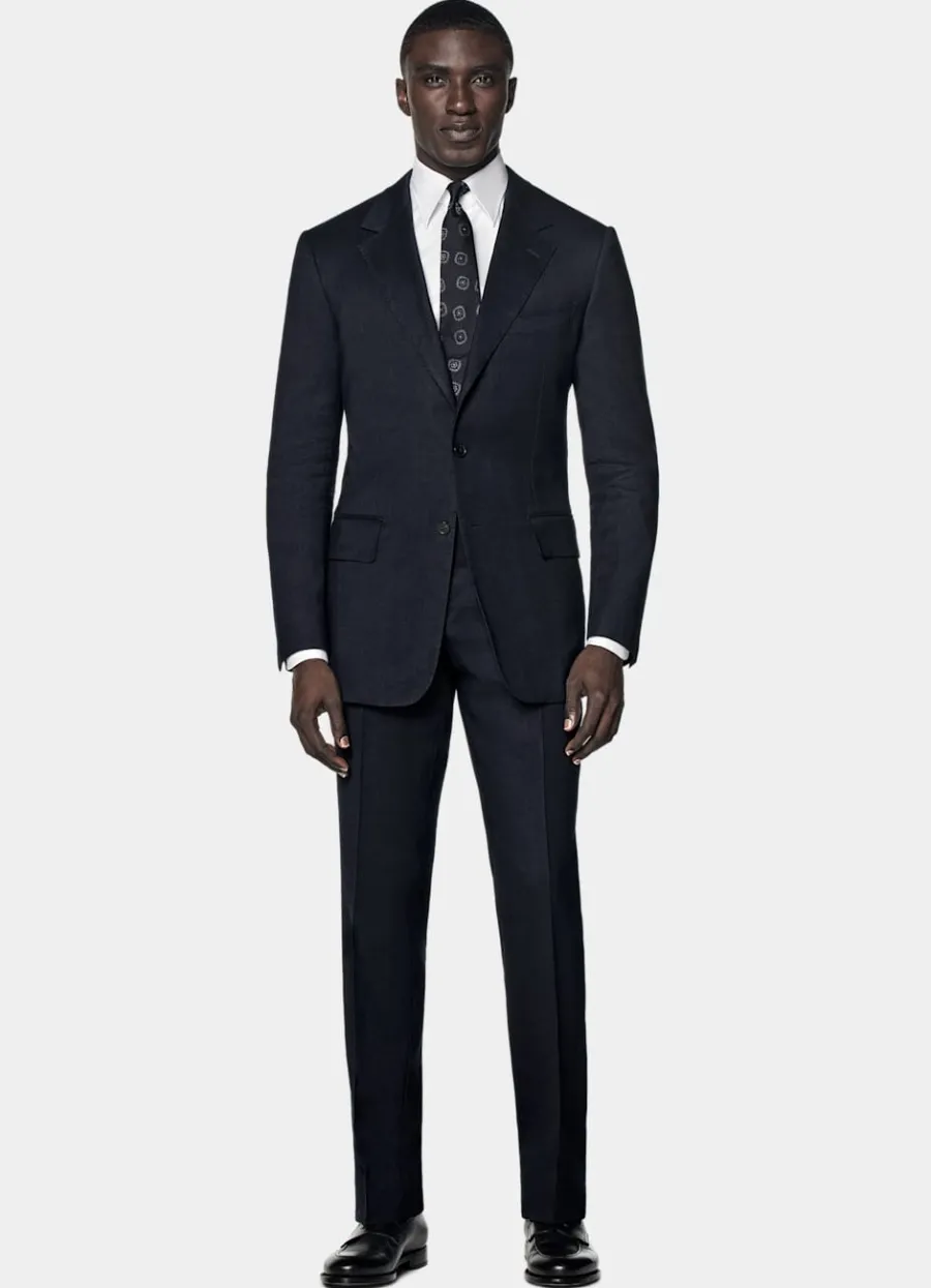 milano_anzug_navy_tailored_fit_3.webp Outlet Milano Anzug navy Tailored Fit Klassische Anzüge