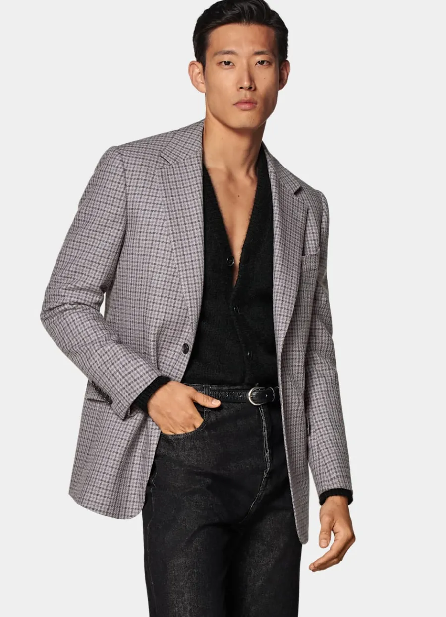 Flash Sale Milano Sakko kariert Tailored Fit Sakkos