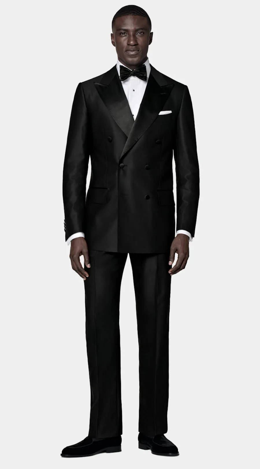 Best Milano Smoking schwarz Tailored Fit Black Tie | Hochzeitsanzüge