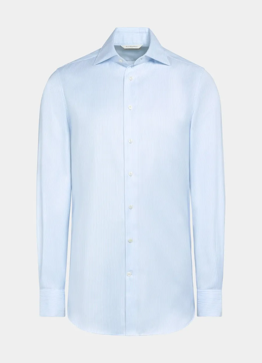 oxford_hemd_hellblau_gestreift_extra_slim_fit_4-1.webp Discount Oxford Hemd hellblau gestreift Extra Slim Fit Traveller Hemden | Klassische & Businesshemden