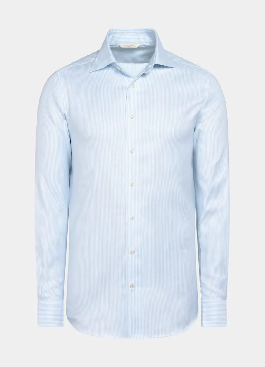 oxford_hemd_hellblau_gestreift_tailored_fit_6.webp Hot Oxford Hemd hellblau gestreift Tailored Fit Traveller Hemden | Klassische & Businesshemden